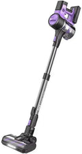 INSE Kabelloser Stabstaubsauger S10 - Schwarz - Akkubetrieben - Hartböden & Tierhaare - Innenbereich